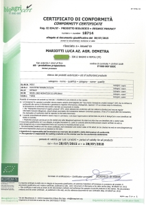 certificato bio agricert